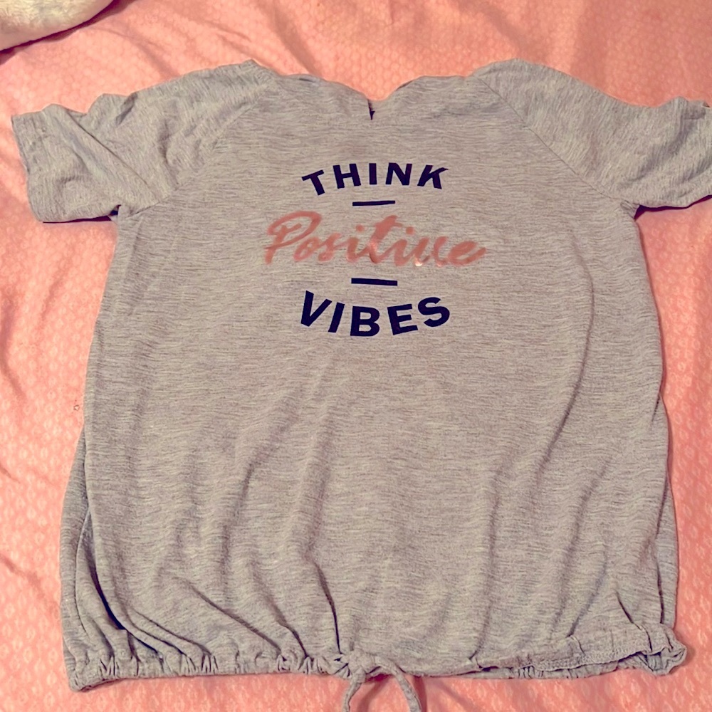 Xersion, T-Shirt, grey, size 10 in girls.